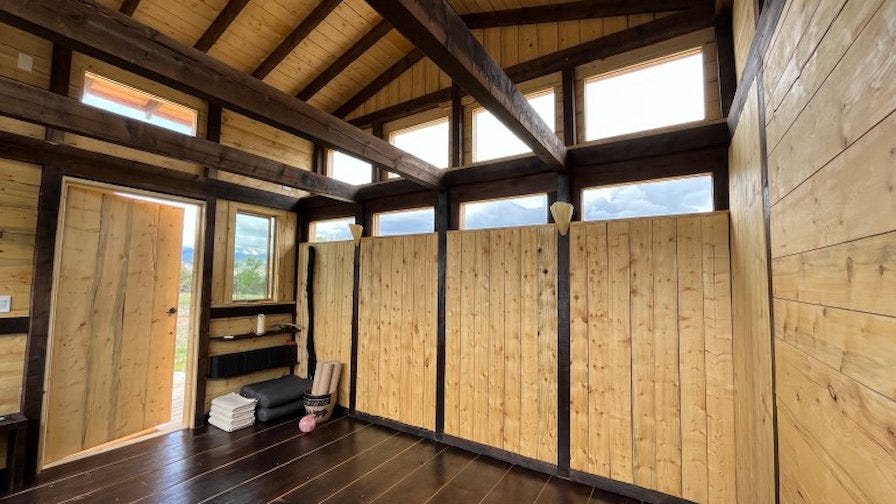 Interior of the Yoga Studio